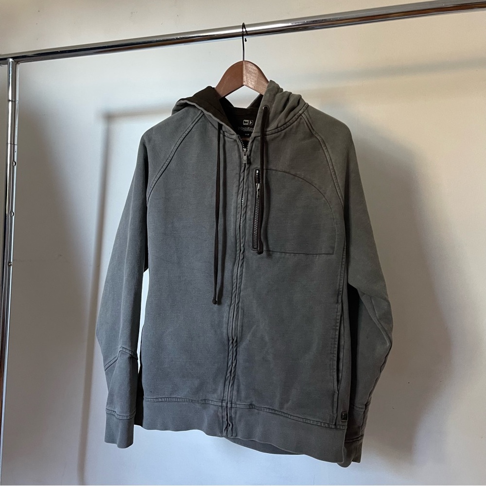 Men's Gray Zip-Up Sweater